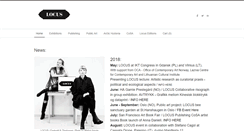 Desktop Screenshot of locusart.org